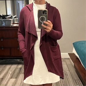 CHASER Cozy Hooded Duster Size S